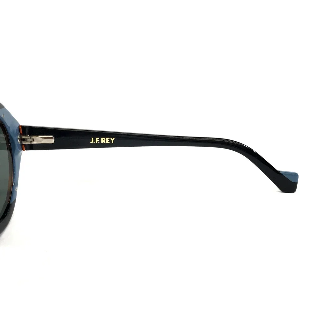 J.F. Rey Sunglasses ANNA 2200 Black Blue Orange Frames w/ Gray Polarized Lenses